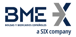 BME bolsa y mercados españoles