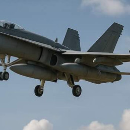 Avion de combate inversion defensa
